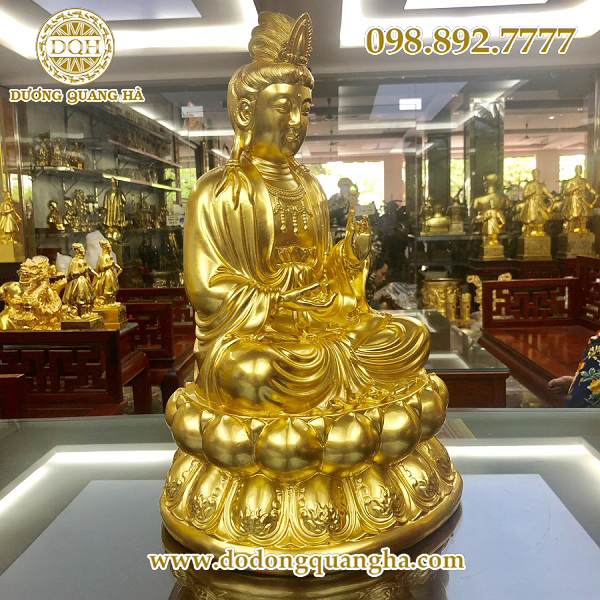 tượng đồng Thế Chí Bồ Tát