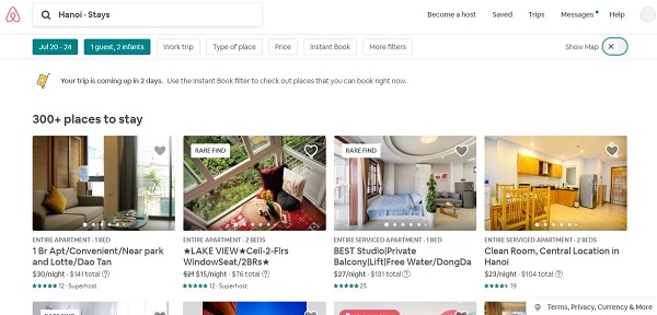 Hướng dẫn chi tiết cách đặt phòng của Toàn Tiến Housing trên Airbnb