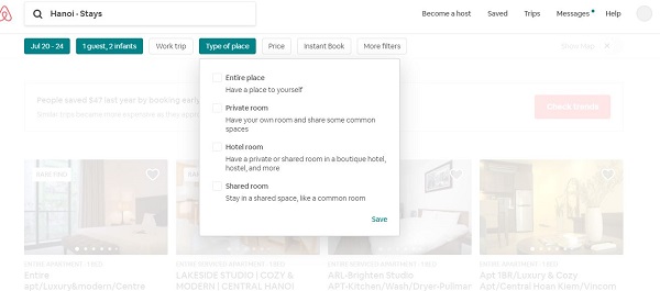 Hướng dẫn chi tiết cách đặt phòng của Toàn Tiến Housing trên Airbnb