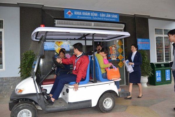 Xe điện bệnh viện nhận được nhiều phản hồi tích cực từ bệnh nhân sau khi sử dụng
