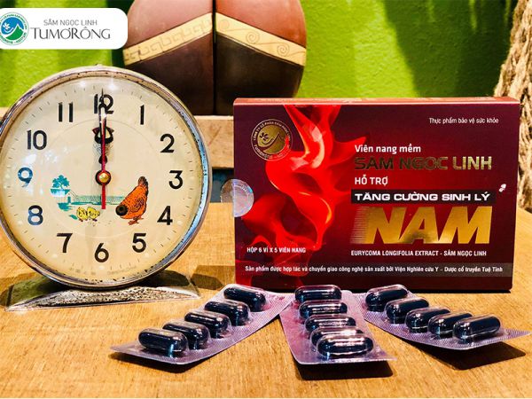 Viên nang mềm sâm Ngọc Linh - Trợ thủ đắc lực của nam giới