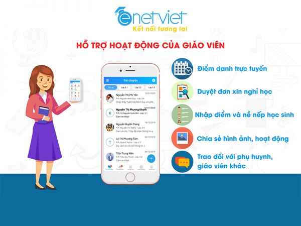Tìm hiểu những lợi ích của ứng dụng kết nối giáo dục eNetViet