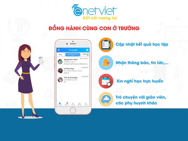 Tìm hiểu những lợi ích của ứng dụng kết nối giáo dục eNetViet