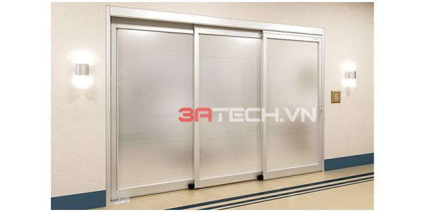 Lắp đặt cửa kính trượt tự động 