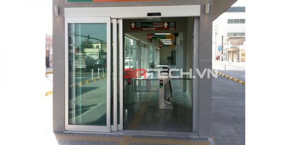 Lắp đặt cửa kính trượt tự động 