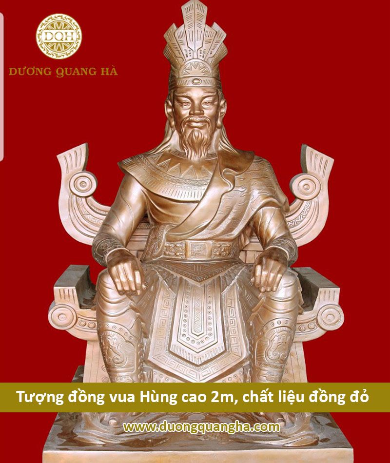 Tượng đồng vua Hùng 
