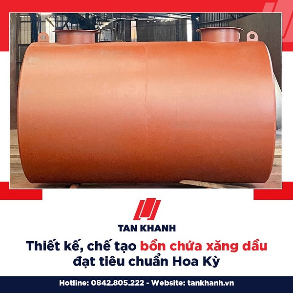Giá bồn chứa xăng dầu 25m3