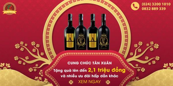 Nhận lì xì lên đến 2,1 triệu đồng khi mua rượu vang tại Thăng Long Plaza