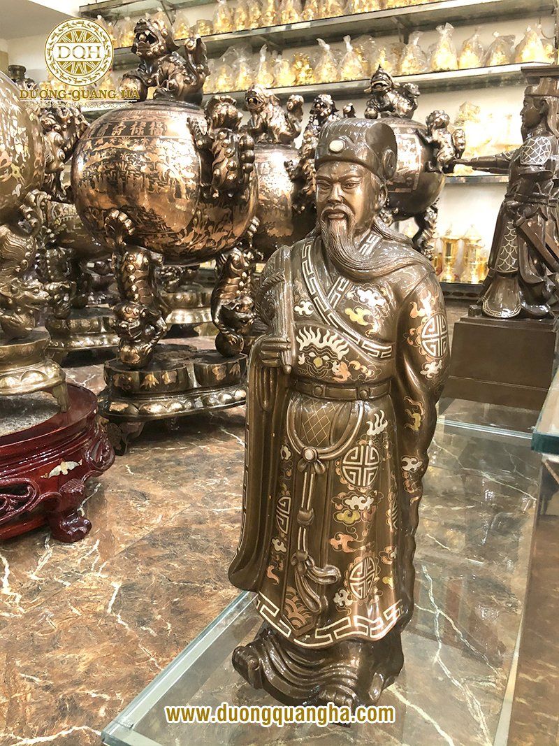 Tượng đồng Gia Cát Lượng và ý nghĩa phong thủy