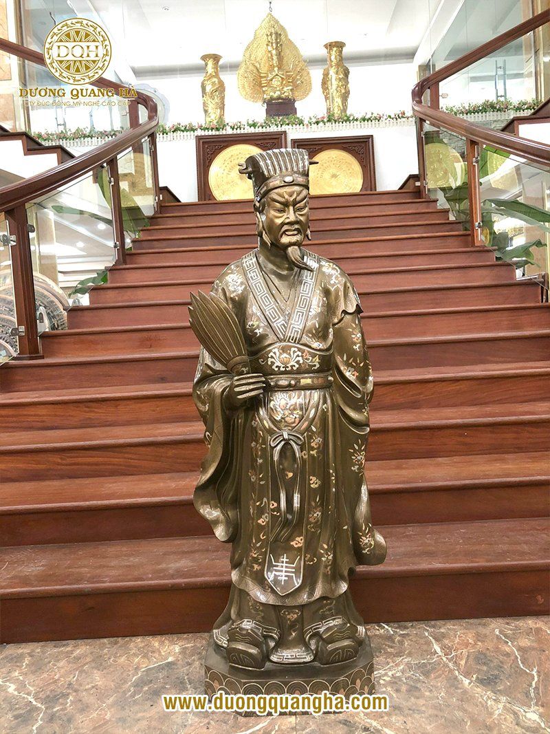 Tượng đồng Gia Cát Lượng và ý nghĩa phong thủy