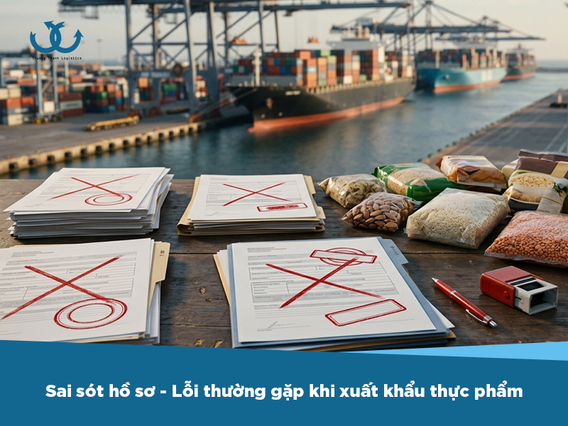 Những lỗi thường gặp khi xuất khẩu hàng thực phẩm chế biến