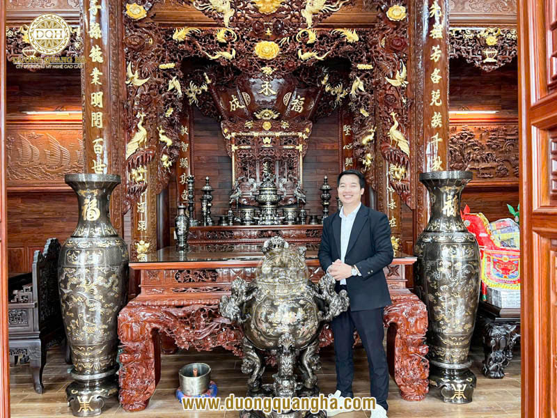bộ lư đồng bàn thờ 