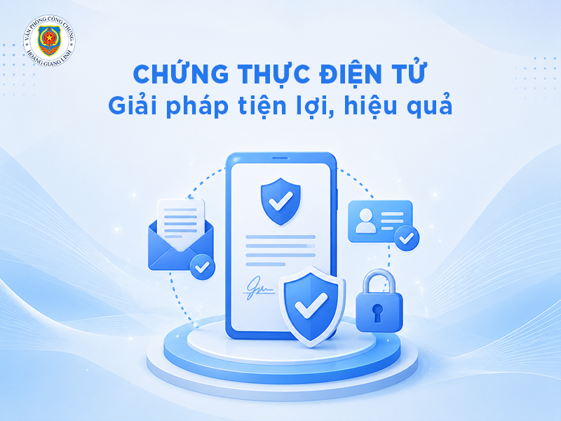 chứng thực điện tử