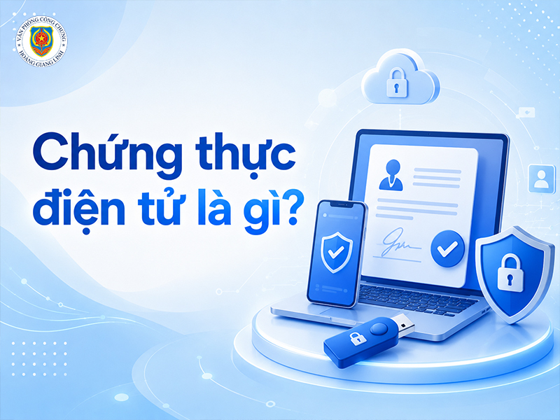 chứng thực điện tử