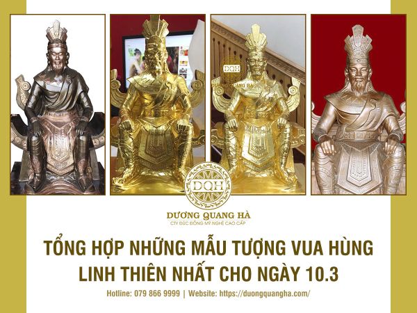 Tượng đồng vua Hùng 