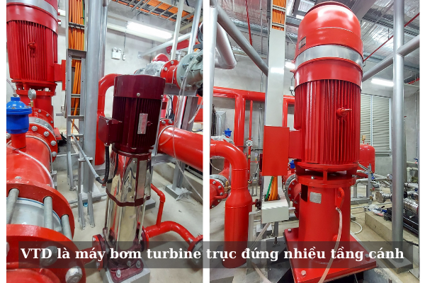 Máy bơm turbine trục đứng VTD