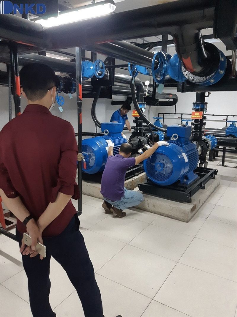sử dụng máy bơm pccc dooch