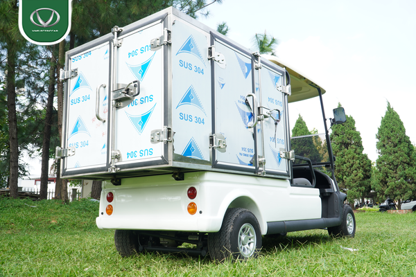 3 ưu thế nổi bật của mẫu xe điện chở hàng thùng kín inox Tùng Lâm