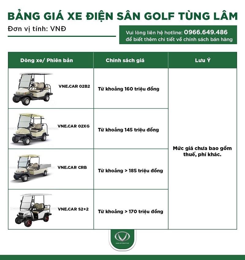 xe điện sân golf giá rẻ