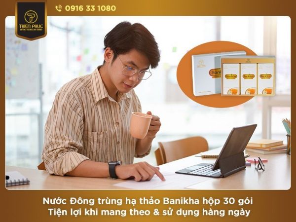 Nước Đông trùng hạ thảo Banikha 