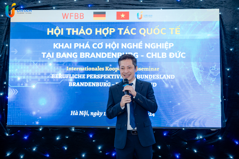Uriah tổ chức thành công Hội thảo hợp tác quốc tế: Khai phá cơ hội nghề nghiệp tại Bang Brandenburg - CHLB Đức