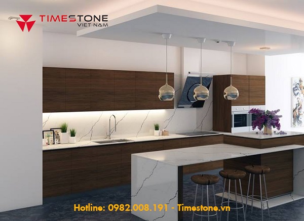 Đá nhân tạo gốc thạch anh được ưa chuộng hàng đầu trong thiết kế nội thất ngày hè