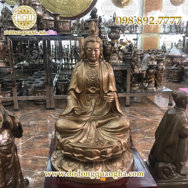 tượng đồng Thế Chí Bồ Tát