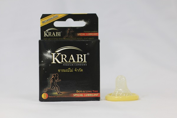 Bao cao su Krabi có gai và kéo dài thời gian - Cho cuộc yêu thêm cháy bỏng