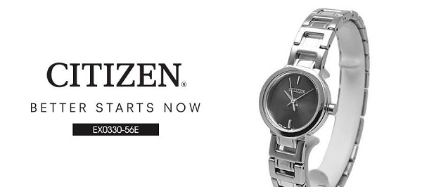 Đồng hồ Citizen EX0330-56E chinh phục các cô nàng với vẻ đẹp ấn tượng