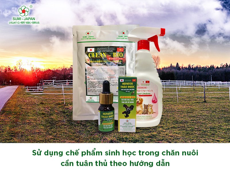 Những điều bà con cần quan tâm khi sử dụng chế phẩm sinh học
