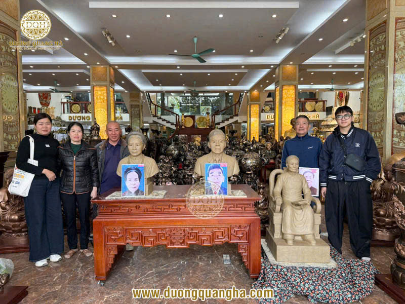 đúc tượng đồng chân dung