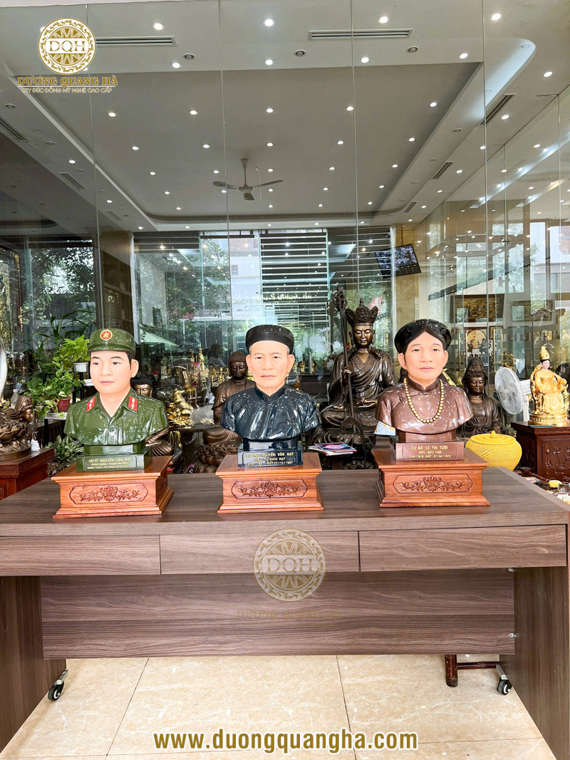 Đúc tượng đồng chân dung - Lưu giữ diện mạo và dấu ấn cá nhân theo thời gian