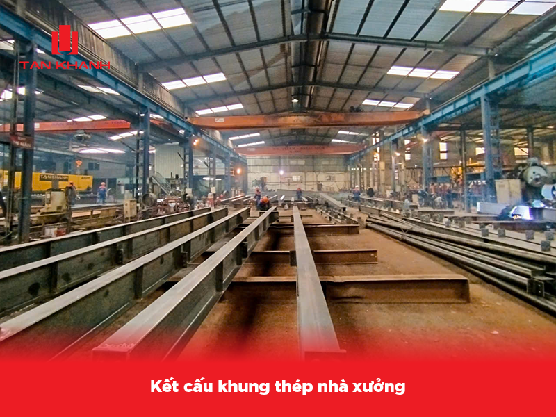 kết cấu nhà xưởng khung thép 