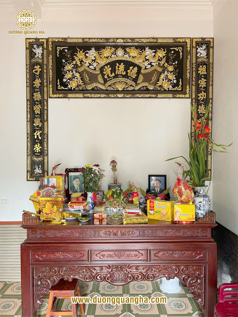 mẫu hoành phi câu đối