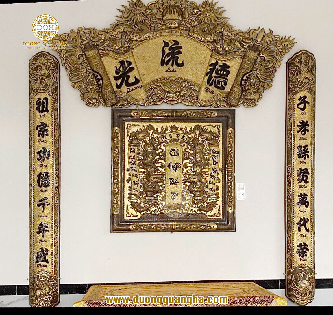 mẫu hoành phi câu đối
