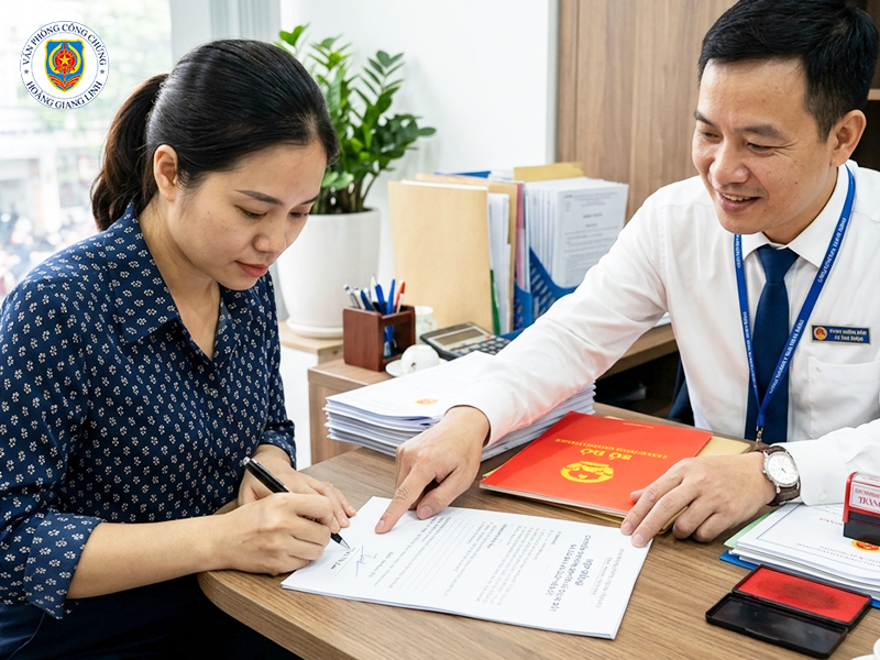 Phòng công chứng Hoàng Giang Linh - Điểm tựa pháp lý trong các giao dịch dân sự tại Hà Nội