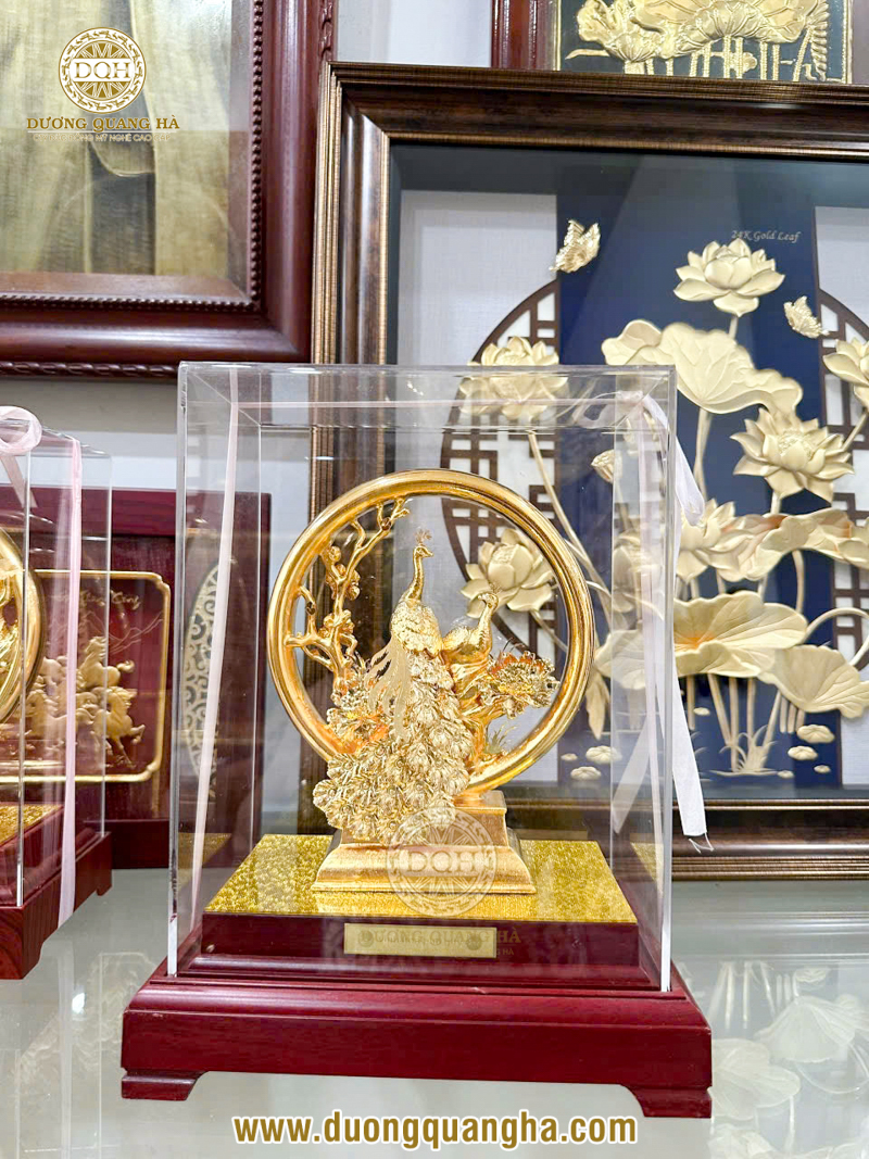 quà tặng mạ vàng 24K