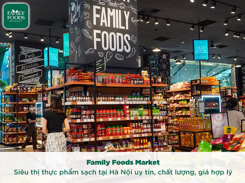 Siêu thị thực phẩm sạch tại Hà Nội