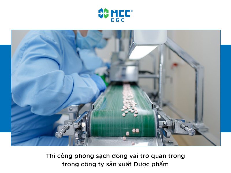 Vai trò quan trọng của việc thi công phòng sạch dược phẩm