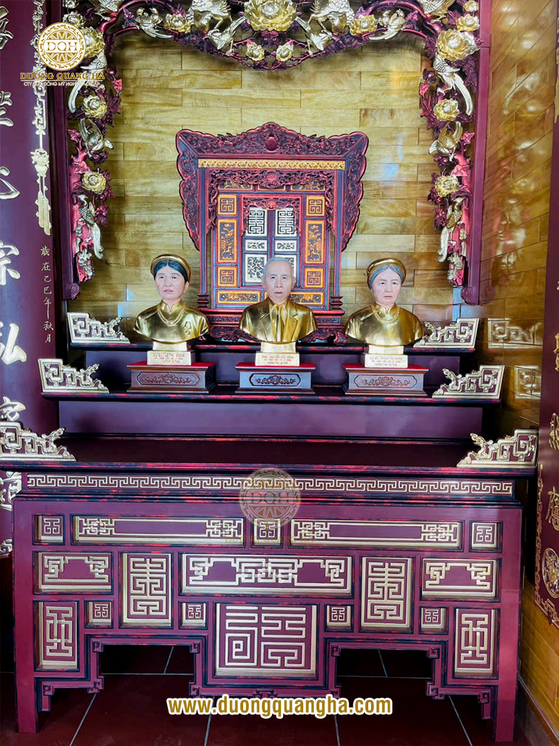 Đúc tượng đồng chân dung ông bà, cha mẹ ở đâu uy tín và chuẩn “truyền thần”?