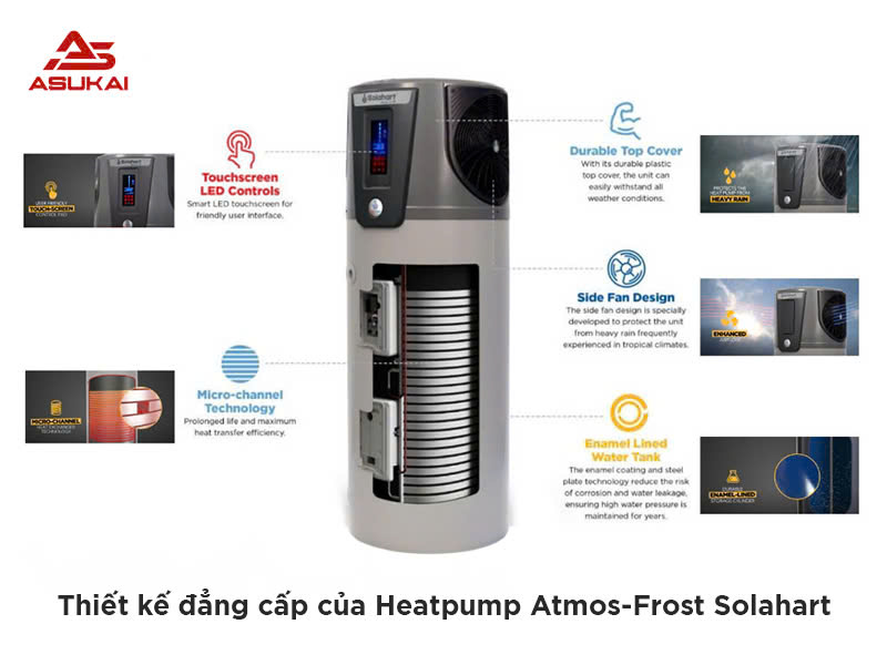 Heatpump Atmos-Frost Solahart: Máy nước nóng trung tâm đẳng cấp nhất đến từ Australia