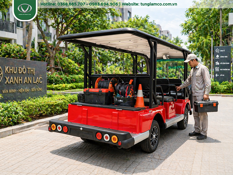 Khu đô thị sinh thái ứng dụng xe điện nội khu ra sao?