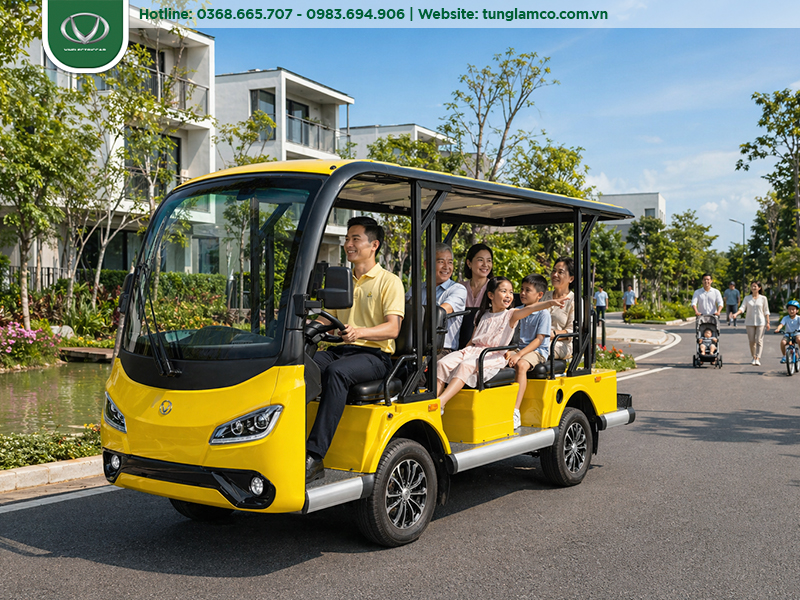 Khu đô thị sinh thái ứng dụng xe điện nội khu ra sao?