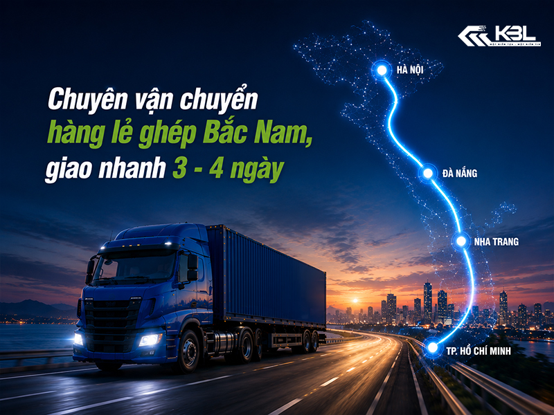 Kinh Bắc Logistics - Đơn vị vận tải Bắc Nam uy tín cho doanh nghiệp sản xuất và phân phối