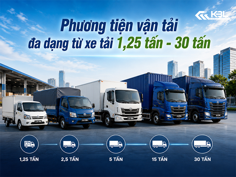 Kinh Bắc Logistics - Đơn vị vận tải Bắc Nam uy tín cho doanh nghiệp sản xuất và phân phối