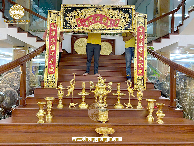 mẫu hoành phi câu đối