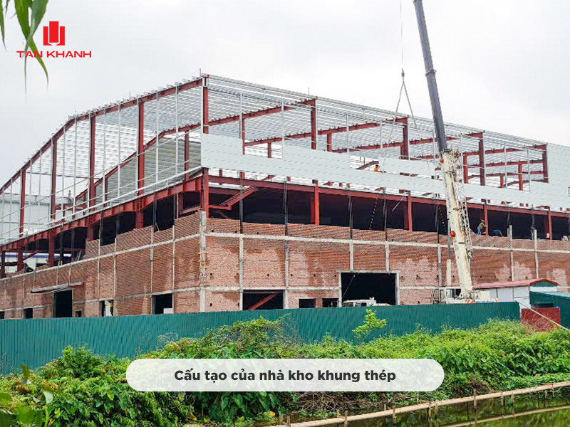 nhà kho khung thép