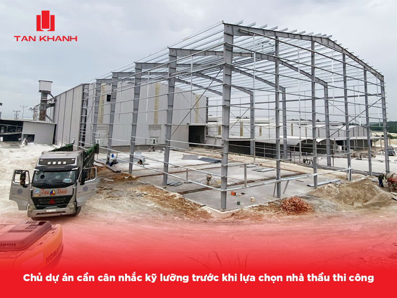 nhà khung thép lắp ghép