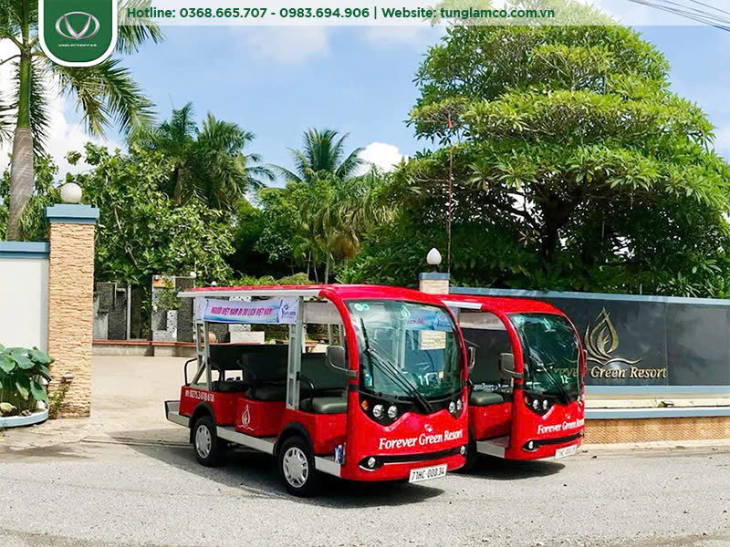 Resort 3-5 sao nên chọn xe điện chở khách bao nhiêu chỗ