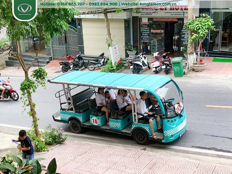 Resort 3-5 sao nên chọn xe điện chở khách bao nhiêu chỗ